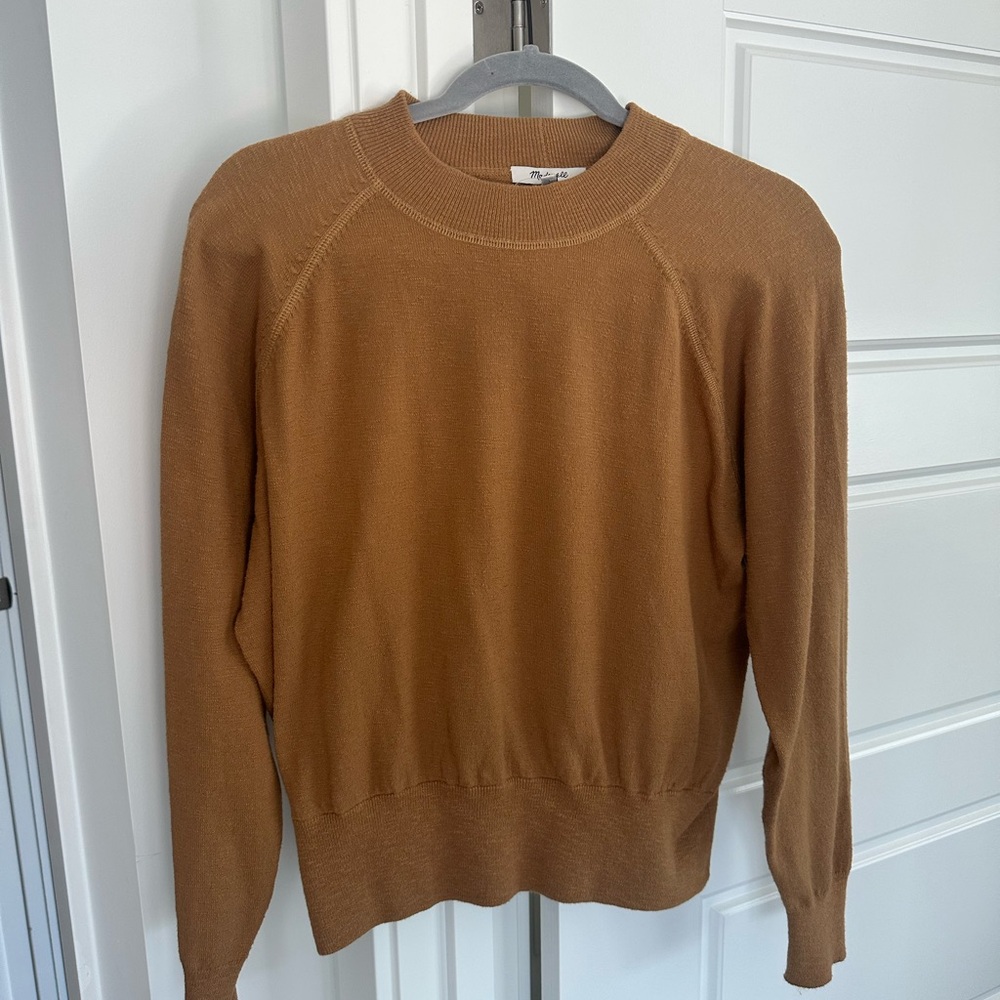 Madewell Tan Cotton Sweater Medium